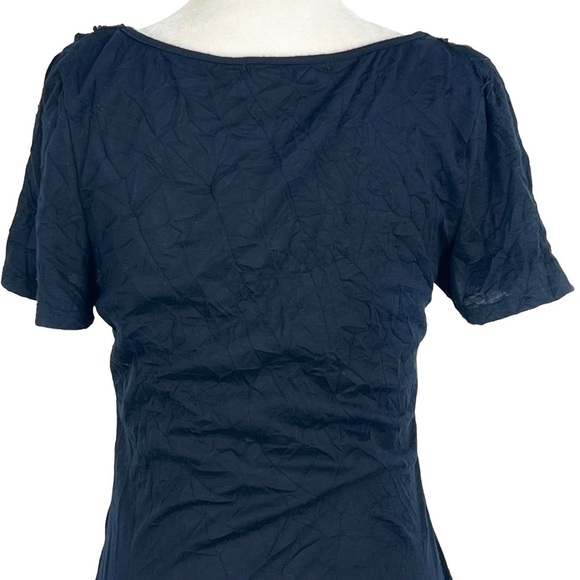 Layered WITH LOVE WOMEN'S SHORT‎ SLEEVE V-NECK RUCHED TUNIC TOP - Picture 8 of 13
